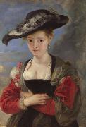 Peter Paul Rubens Portrait of Susanne Fourment (mk08) oil painting on canvas